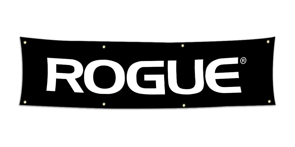 Amazon.com : Rogue Fitness Gym Banner Flag 2x8 Feet for Room